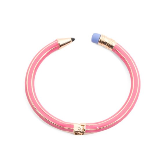 BETSEY JOHNSON Multi Pencil Hinged Bangle Bracelet - Picture 1 of 2